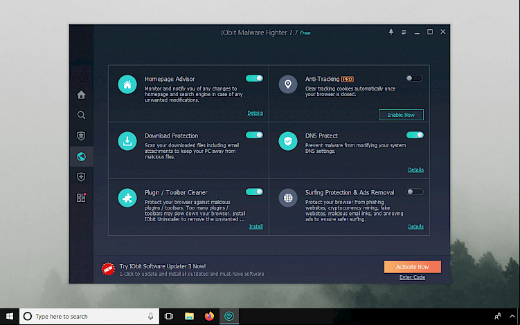 IObit Malware Fighter on Windows