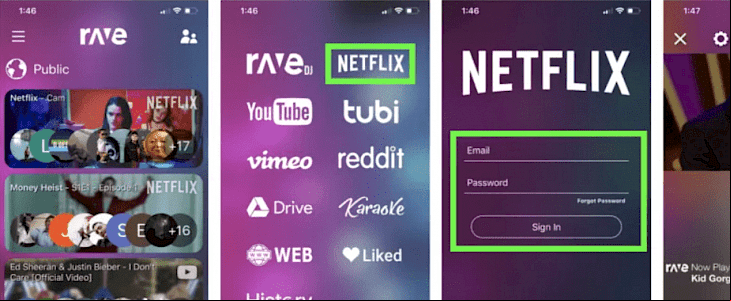 Rave App: How to Start a Netflix Watch Party on Your iPhone